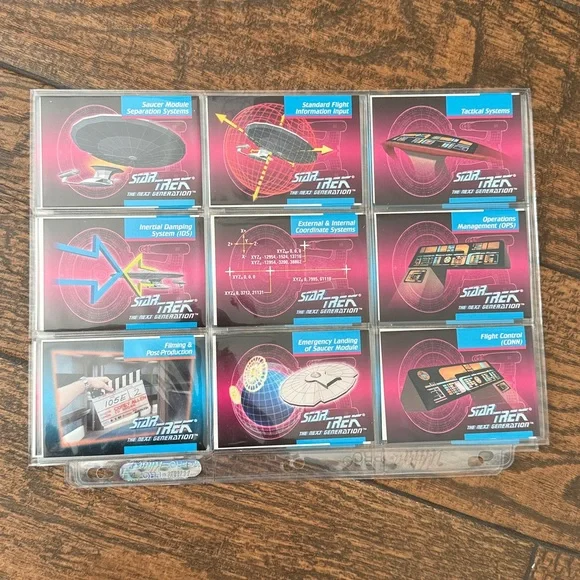 1992 Impel Star Trek TNG Inaugural Edition Complete Base Set #1-120 - Picture 15 of 17